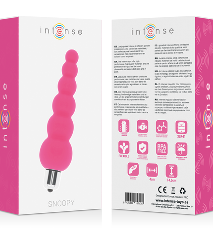 INTENSE - SNOOPY 7 VITESSES SILICONE ROSE by INTENSE ANAL TOYS