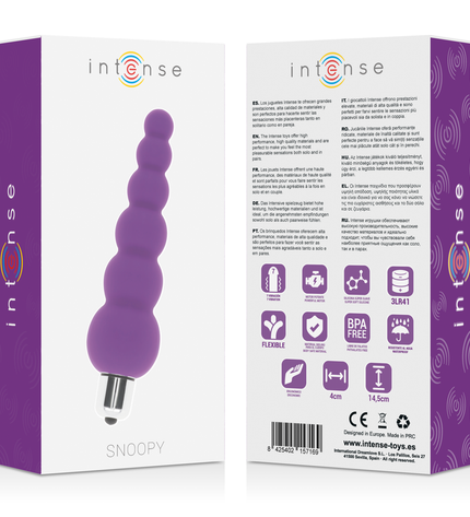 INTENSE - SNOOPY 7 VITESSES SILICONE LILAS by INTENSE ANAL TOYS