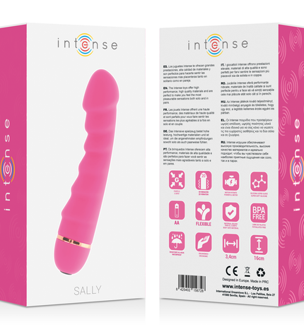 INTENSE - SALLY 20 VITESSES SILICONE ROSE - Concombre Boutique