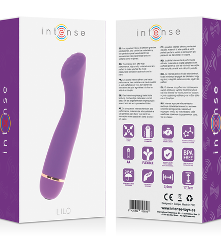 INTENSE - LILO 20 VITESSES SILICONE LILA - Concombre Boutique