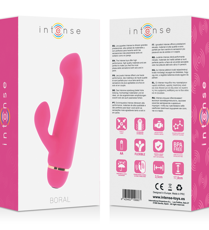 INTENSE - BORAL 20 VITESSES SILICONE ROSE - Concombre Boutique