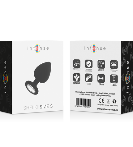 INTENSE - PLUG ANAL SHELKI S NOIR by INTENSE ANAL TOYS