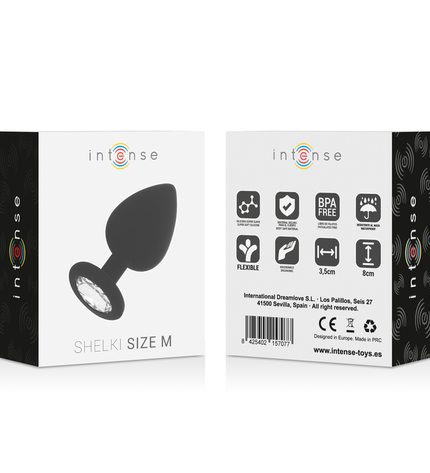 INTENSE - PLUG ANAL SHELKI M NOIR by INTENSE ANAL TOYS