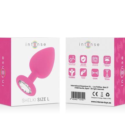 INTENSE - PLUG ANAL SHELKI L FUCHSIA by INTENSE ANAL TOYS
