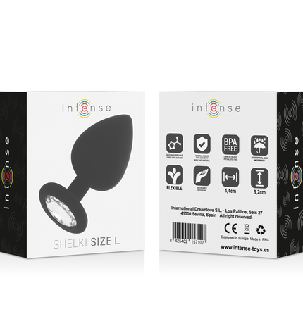 INTENSE - PLUG ANAL SHELKI L NOIR by INTENSE ANAL TOYS