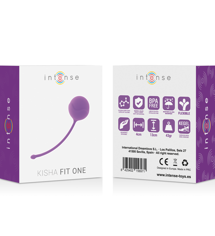 INTENSE - KISHA FIT ONE SILICONE KEGEL LILAS - Concombre Boutique