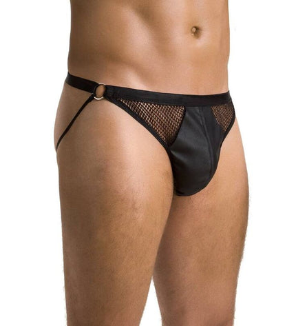 PASSION - 034 SLIP OPEN LUKE NOIR L/XL by PASSION MEN