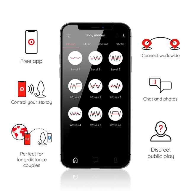 ONINDER - PLUG ANAL VIBRANT RIO NOIR - APPLICATION GRATUITE by ONINDER