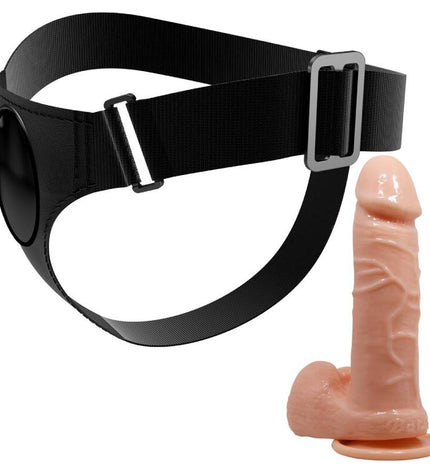 PRETTY LOVE - HARNAIS SLIPS HARNAIS UNIVERSEL AVEC GODE TOM 20 CM NATUREL by PRETTY LOVE
