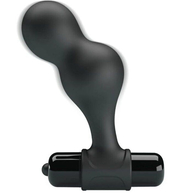 MR PLAY - PLUG ANAL VIBRATEUR EN SILICONE NOIR by MR PLAY