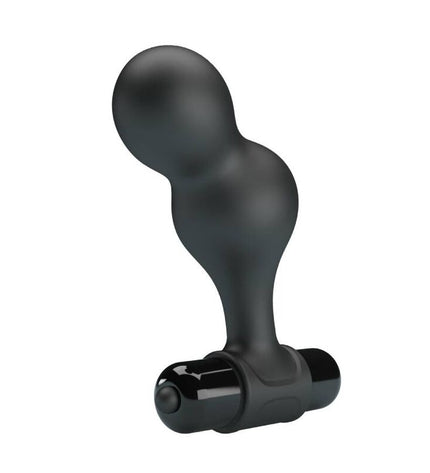 MR PLAY - PLUG ANAL VIBRATEUR EN SILICONE NOIR by MR PLAY