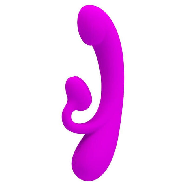 PRETTY LOVE - VIBRATEUR ET SUCCION CLITORISÉ EN SILICONE SINCÈRE VIOLET by PRETTY LOVE