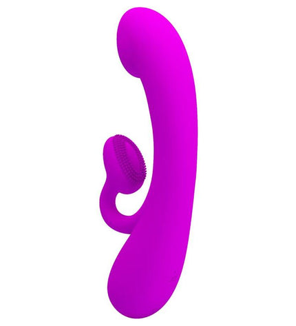 PRETTY LOVE - VIBRATEUR ET SUCCION CLITORISÉ EN SILICONE SINCÈRE VIOLET by PRETTY LOVE