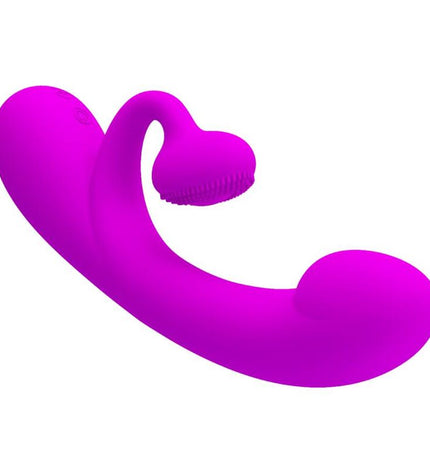 PRETTY LOVE - VIBRATEUR ET SUCCION CLITORISÉ EN SILICONE SINCÈRE VIOLET by PRETTY LOVE