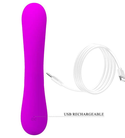 PRETTY LOVE - VIBRATEUR ET SUCCION CLITORISÉ EN SILICONE SINCÈRE VIOLET by PRETTY LOVE