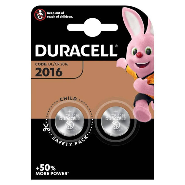 DURACELL - PILE BOUTON LITIO CR2016 3V 2 UNIT? by DURACELL