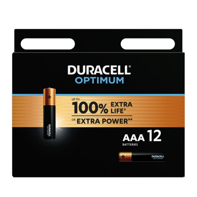 DURACELL - PILE ALCALINE OPTIMUM 200 AAA LR03 12 UNIT? by DURACELL