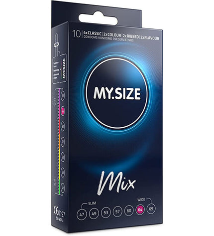MY SIZE - MIX PRÉSERVATIFS 64 MM 10 UNITÉS by MY SIZE MIX