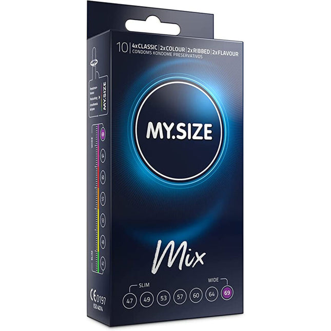 MY SIZE - MIX PRÉSERVATIFS 69 MM 10 UNITÉS by MY SIZE MIX
