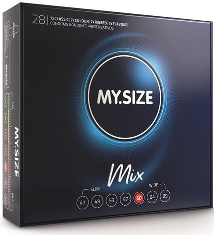 MY SIZE - MIX PRÉSERVATIFS 60 MM 28 UNITÉS by MY SIZE MIX
