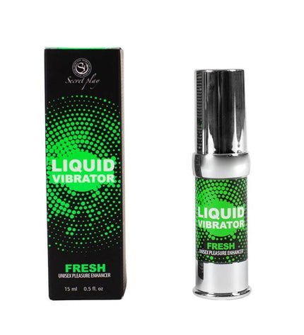 SECRETPLAY - VIBRATEUR LIQUIDE FRESH STIMULATEUR & INTENSIFICATEUR DE PLAISIR 15 ML - Concombre Boutique