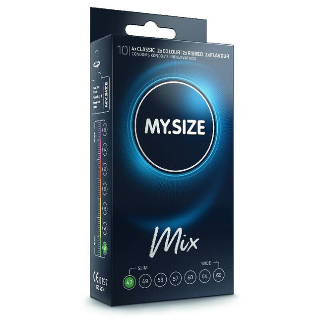 MY SIZE - MIX PRÉSERVATIFS 47 MM 10 UNITÉS by MY SIZE MIX