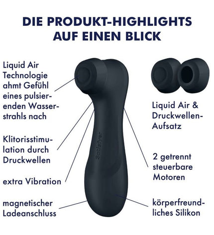 SATISFYER - PRO 2 GÉNÉRATION 3 TECHNOLOGIE AIR LIQUIDE VIN ROUGE by SATISFYER AIR PULSE