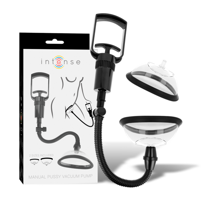 INTENSE - POMPE VAGINALE MANUELLE AVEC DEUX COUPELLES INTERCHANGEABLES by INTENSE FUN TOYS