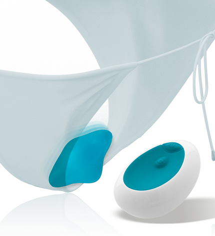 INTENSE - SAMANTHA PANTIE TÉLÉCOMMANDE BLEU by INTENSE REMOTE CONTROL