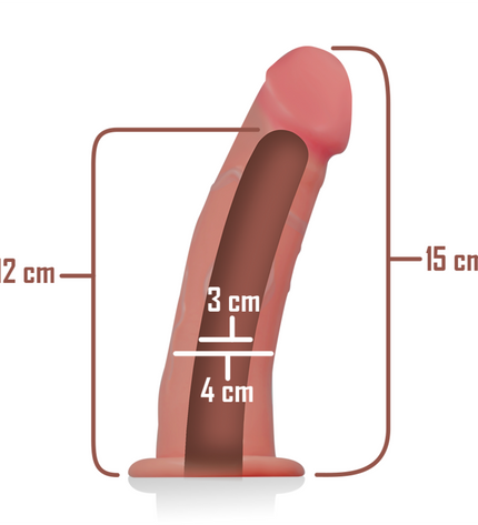 INTENSE - HARNAIS CREUX AVEC GODE 16 X 3 CM by INTENSE FOR HIM