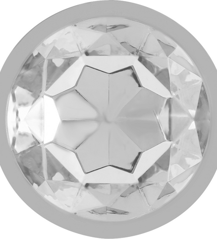 INTENSE - PLUG ANAL EN MÉTAL ALUMINIUM AVEC CRISTAL DARGENT TAILLE S by INTENSE ANAL TOYS