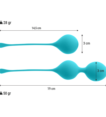 INTENSE - PACK BALLES KEGEL KENDALL BLEU by INTENSE HEALTH KEGEL