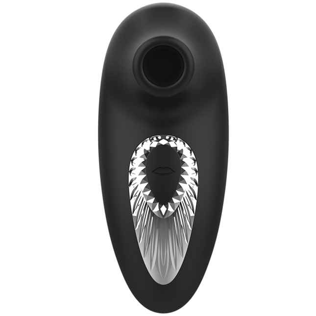 BLACK&SILVER - DRAKE DELUXE SUCKING VIBE RECHARGEABLE SILICONE NOIR by BLACK&SILVER