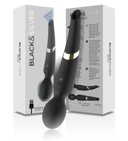 BLACK&SILVER - BAGUETTE ET VENTOUSE BECK 2 EN 1 SILICONE by BLACK&SILVER