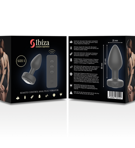 IBIZA - PRISE ANAL TÉLÉCOMMANDE TAILLE S by IBIZA TECHNOLOGY