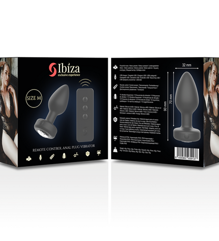 IBIZA - PRISE ANAL TÉLÉCOMMANDE TAILLE M by IBIZA TECHNOLOGY