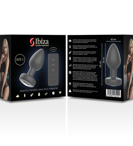 IBIZA - PRISE ANAL TÉLÉCOMMANDE TAILLE L by IBIZA TECHNOLOGY