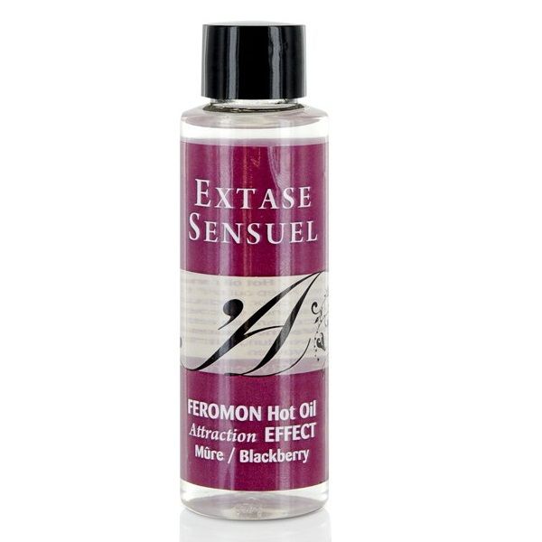 EXTASE SENSUAL - HUILE DE MASSAGE EFFET CHAUFFANT AUX PHÉROMONES DE MÛRE 100 ML - Concombre Boutique