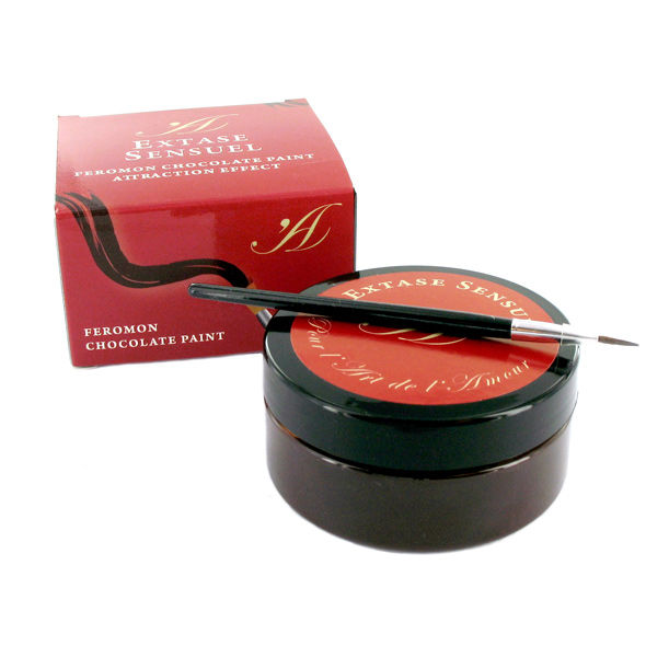 EXTASE SENSUAL - PEINTURE CORPORELLE AU CHOCOLAT AVEC EFFET DATTRACTION 50 ML - Concombre Boutique