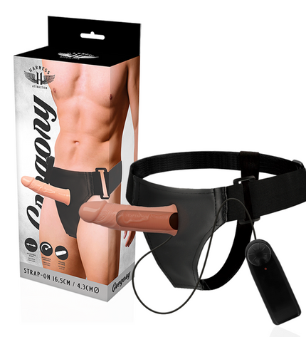 HARNESS ATTRACTION - GREGORY HOLLOW RNES AVEC VIBRATEUR 16.5 CM -O- 4.3 CM by HARNESS ATTRACTION