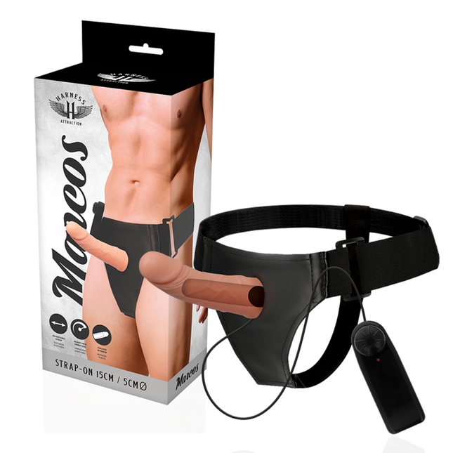 HARNESS ATTRACTION - RNES CADRES CREUX AVEC VIBRATEUR 15 CM -O- 5 CM by HARNESS ATTRACTION