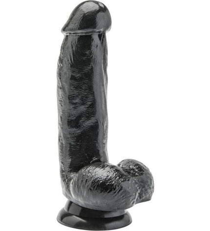 GET REAL - GODE 12 CM AVEC BOULES NOIRES by GET REAL