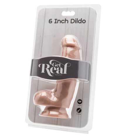 GET REAL - GODE 12 CM AVEC BILLES EN PEAU by GET REAL
