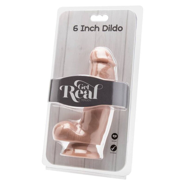 GET REAL - GODE 12 CM AVEC BILLES EN PEAU by GET REAL