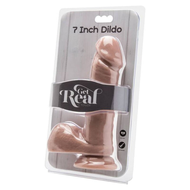 GET REAL - GODE 18 CM AVEC BILLES EN PEAU by GET REAL