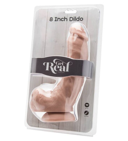 GET REAL - GODE 20,5 CM AVEC BILLES EN PEAU by GET REAL
