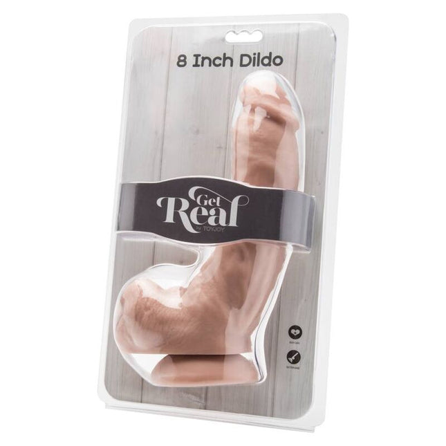 GET REAL - GODE 20,5 CM AVEC BILLES EN PEAU by GET REAL