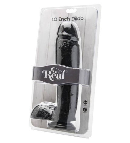 GET REAL - GODE 25,5 CM AVEC BOULES NOIRES by GET REAL