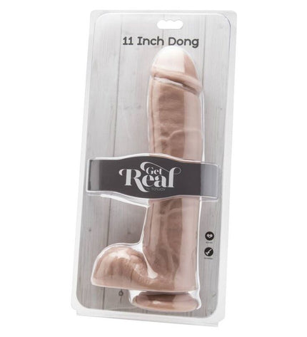 GET REAL - GODE 28 CM AVEC BILLES EN PEAU by GET REAL