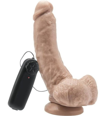 GET REAL - GODE 20,5 CM AVEC BILLES VIBRATEUR SKIN by GET REAL